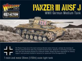 Bolt Action: German: Panzer III Ausf J 