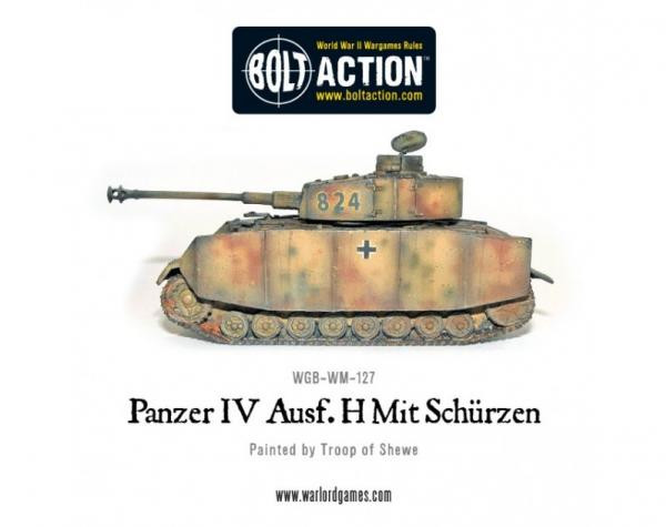 Bolt Action: German: Panzer IV AUF H Mit Schurzen 