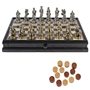 Chess & Checkers: 15" Pewter Civil War Set - WE26-1715 [658956617157]