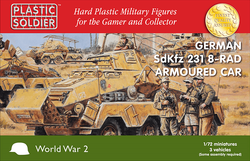 Plastic Soldier Company: 1/72 German SdKfz 231 8 Rad Heavy Armoured Car  