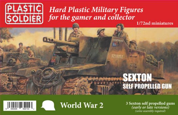 Plastic Soldier Company: 1/72: Sexton Self Propelled Gun 
