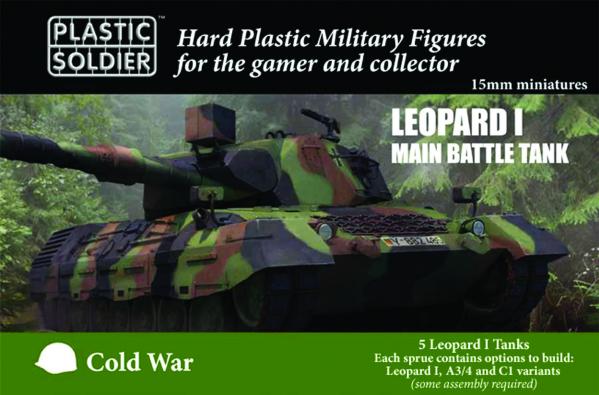 Plastic Soldier Company: 15mm Allied: Leopard 1 Main Battle Tank 