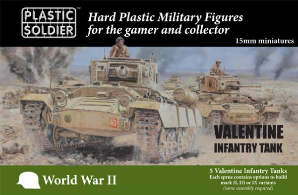 Plastic Soldier Company: 15mm British: Valentine Infantry Tank 
