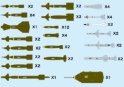 Platz: 1/144 Weapon Set 2: Precision-Guided Munition & Missile 70 