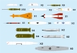 Platz: 1/144 Weapon Set 3: Special Weapon '50 - PLATZ-AW-3 [4545782078107]