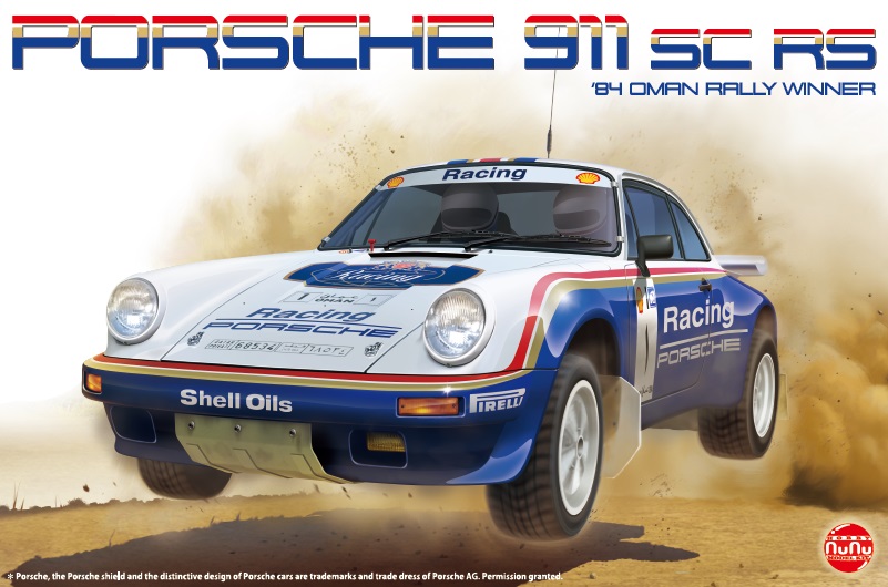 Platz NuNu 1/24: Porsche 911 SC RS 84 Oman Rally Winner 