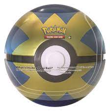 Pokemon: Poke Ball Tin: Spring 2022 - Quick Ball (Blue Gold) 