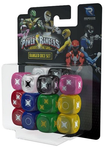 Power Rangers: Heroes of the Grid- Ranger Dice Set 