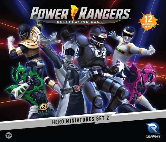 RENEGADE GAMES STUDIOS - Power Rangers: RPG: Hero Miniatures Set 2 # ...