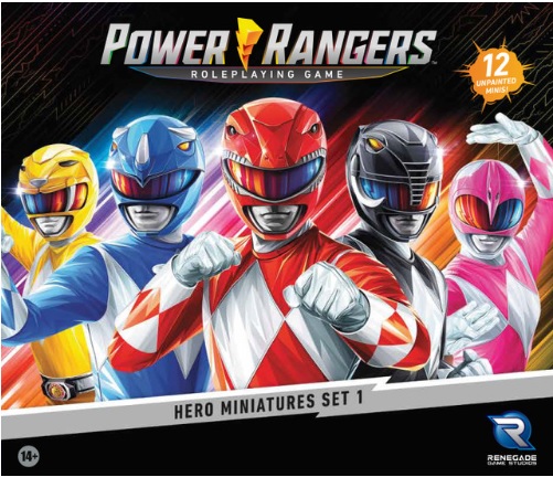 RENEGADE GAMES STUDIOS - Power Rangers: RPG: Hero Miniatures Set 1 # ...