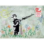 Puzzle (1000): Urban Art Graffiti: Banksy Crayola Shooter 