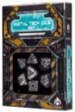 Q-Workshop: 7 Dice Set: Metal Tech Dice Set 