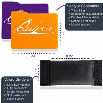 Quiver Time: Dividers - Orange and Purple 