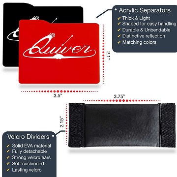 Quiver Time: Dividers - Red and Black 