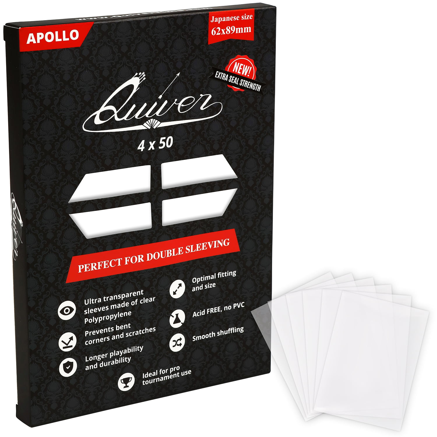 Quiver Time: Sleeves: Japanese Size Apollo 200 pack 