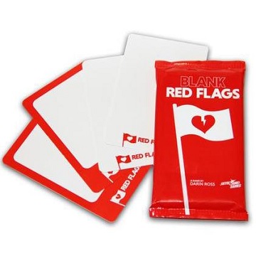 RED FLAGS: Blank Cards 