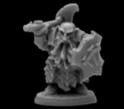 Reaper Bones Black: Dark Dwarf Cleaver 