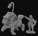 Reaper Bones Black: Dreadmere Tortoise & Drayman 