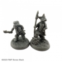 Reaper Bones Black: Otterfolk Goblin Hunter and Pirate 