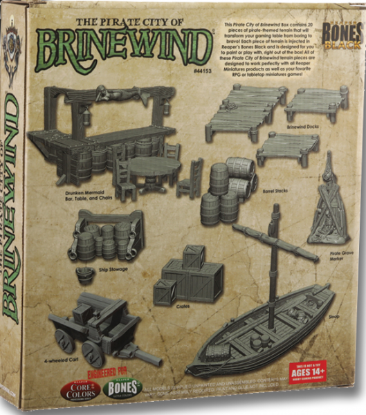 Reaper Bones Black: The Pirate City of Brinewind Boxed Set 