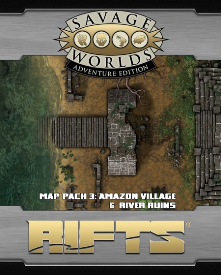 Anime Rifts Map Palladium Books - Savage Worlds: Adventure Edition: Rifts: Map Pack 3 ...