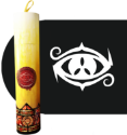 Ritual Candle Dice Tube: Eye of Chaos 