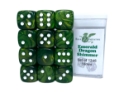 Role 4 Initiative: 12 D6 Pips Dice Set: Emerald Dragon Shimmer 18MM 