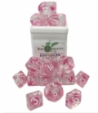 Role 4 Initiative: Polyhedral 15 Dice Set: Diffusion Cherry Blossom (Arch D4) 