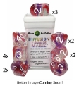 Role 4 Initiative: Polyhedral 15 Dice Set: Diffusion Faerie Magic 