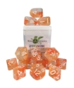 Role 4 Initiative: Polyhedral 15 Dice Set: Diffusion Koi Pond Arch D4 