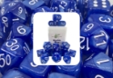 Role 4 Initiative: Polyhedral 15 Dice Set: MARBLE BLUE ARCHD4 