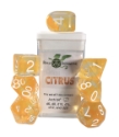 Role 4 Initiative: Polyhedral 7 Dice Set: Diffusion Citrus (Arch D4) 