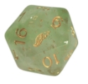 Role 4 Initiative: XL D20: DIFFUSION GILDED GRIFFIN W/ SYMBOL 