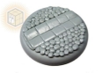 Secret Weapon Miniatures: Cobblestone Bases: 50mm #2 Round Lip 