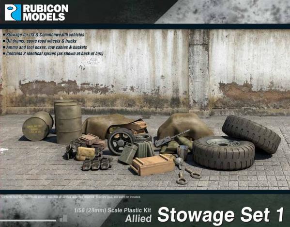 Rubicon Models (28mm): Allied Stowage Set 1 