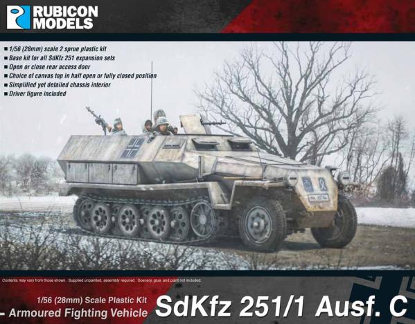 Rubicon Models (28mm): German SdKfz 251/1 Ausf C 