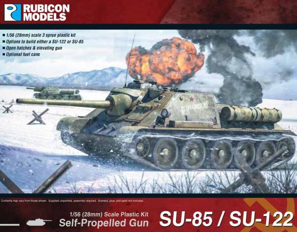 Rubicon Models (28mm): Soviet SU-85/SU-122 SPG 