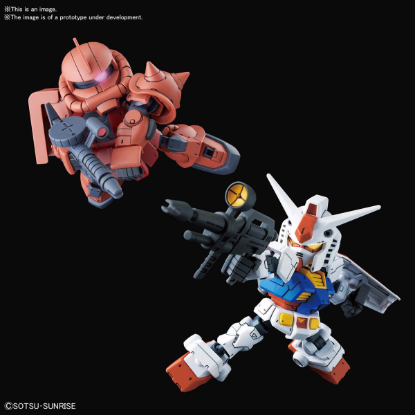 SD Gundam Cross Silhouette: RX-78-2 GUNDAM & MS-06S ZAKUII 