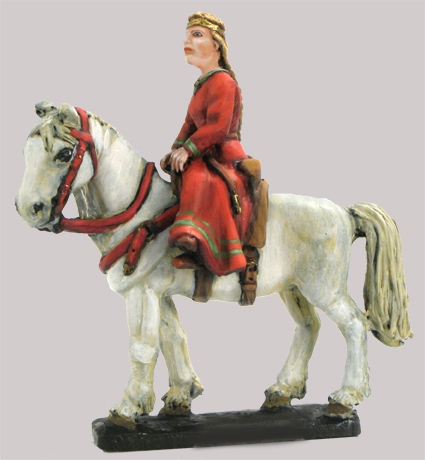 SG Mirliton: Noble girl on horseback 