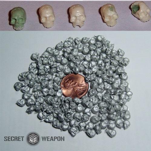 Secret Weapon Miniatures: Conversion Bits: Sack O Skulls 