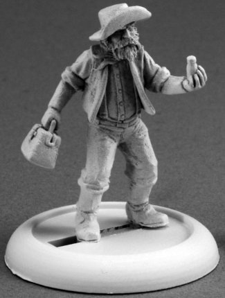 Savage Worlds Miniatures - Coot Jenkins, The Prospector 