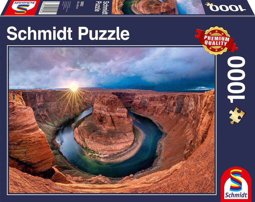 Schmidt Spiele Puzzles (1000): Glen Canyon Horseshoe Bend 