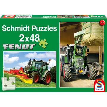 Schmidt Spiele Puzzles: Fendt Tractors 