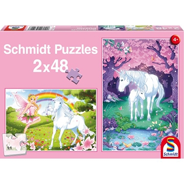 Schmidt Spiele Puzzles: UNICORN ENCHANTMENT 