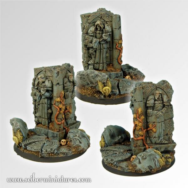 Celtic Ruins 60mm Round Base #1 Scibor Miniatures 