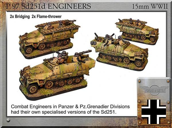 Forged in Battle: German: Sd251d Engineers 