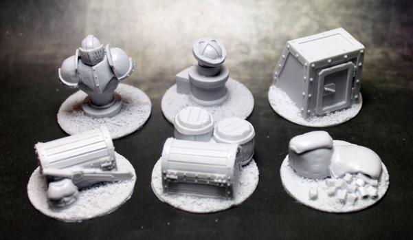 Secret Weapon Miniatures: Objective Markers: 40mm Ironsides Markers 