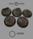 Secret Weapon Miniatures: Trench Works: 40mm Round Lip 