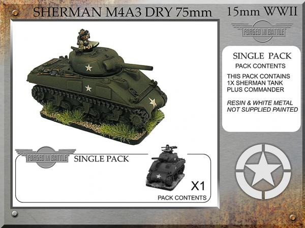 Forged in Battle: USA: Sherman M4A3 dry 75mm (1) 