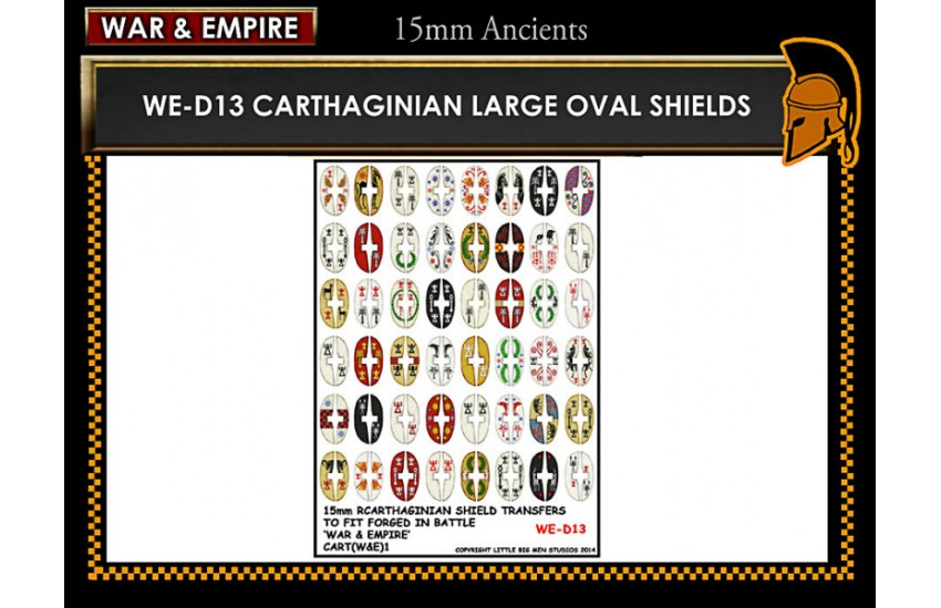 Shield Transfers: Cathaginian large oval shields 